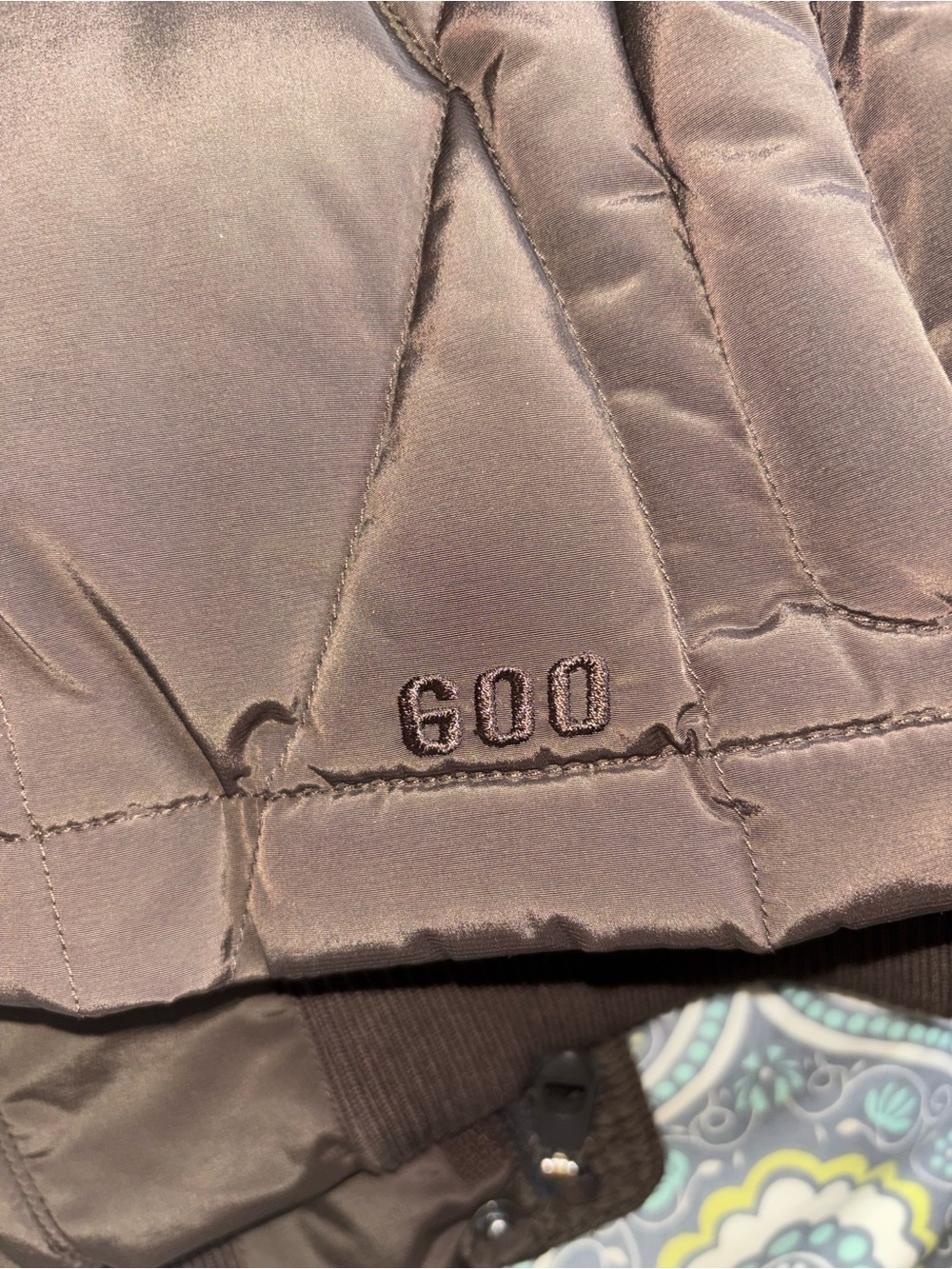 The North Face 600 Vintage Brown Quilted Down Puffer Vest Women's LG Insulated - Picture 7 of 13